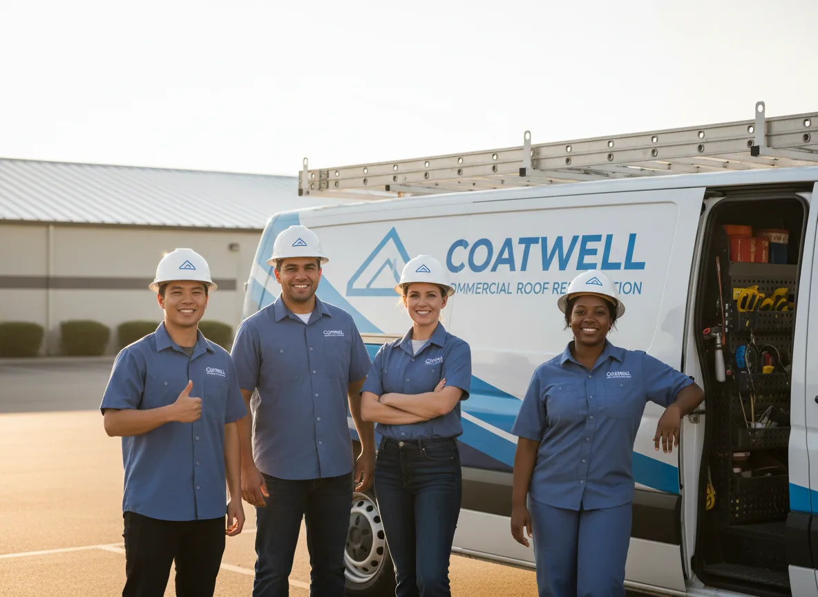 Commercial roof coating company in Sanger, TX